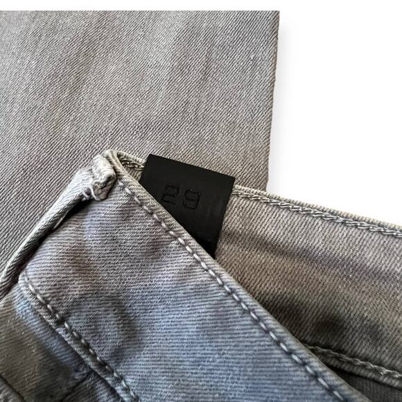 Vince Gray Silverfin Wash Tuxedo Stripe Tonal Dylan Skinny Jeans 29 - Picture 6 of 15